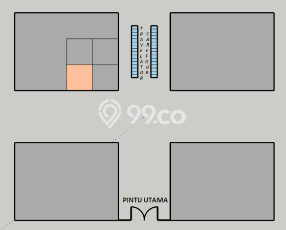 Unit Komersial Dijual di Jakarta Selatan LT 8m2 & LB 2m2 Unit Komersial Dijual di Jakarta Selatan LT 8m2 & LB 2m2