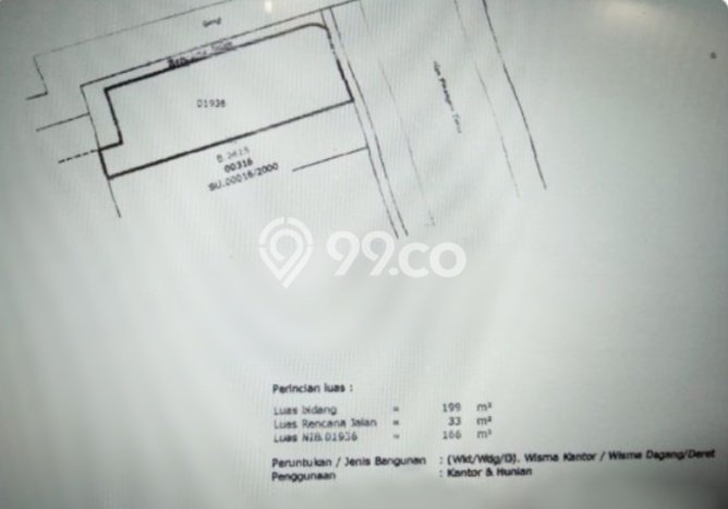 Tanah Dijual di Jakarta Barat Seluas 199m2 Strategis Tanah Dijual di Jakarta Barat Seluas 199m2 Strategis