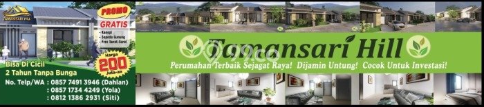 Dijual Rumah Murah di Tamansari Bogor Harga Rp 275 Juta LT 60m2 Dijual Rumah Murah di Tamansari Bogor Harga Rp 275 Juta LT 60m2