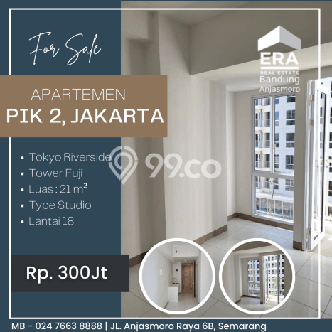 Apartemen Harga Terjangkau untuk Dijual di Pantai Indah Kapuk 2 Dengan Spesifikasi 1 KT & 1 KM Apartemen Harga Terjangkau untuk Dijual di Pantai Indah Kapuk 2 Dengan Spesifikasi 1 KT & 1 KM