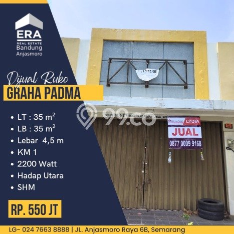 Ruko Bagus Dijual di Graha Padma Semarang Lokasi Strategis Cocok untuk Kembangkan Bisnis Ruko Bagus Dijual di Graha Padma Semarang Lokasi Strategis Cocok untuk Kembangkan Bisnis