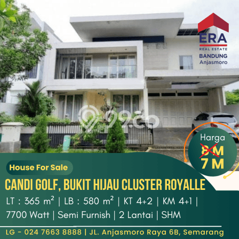 Rumah Mewah Siap Huni LT 365m2 di Candi Golf, Semarang Rumah Mewah Siap Huni LT 365m2 di Candi Golf, Semarang