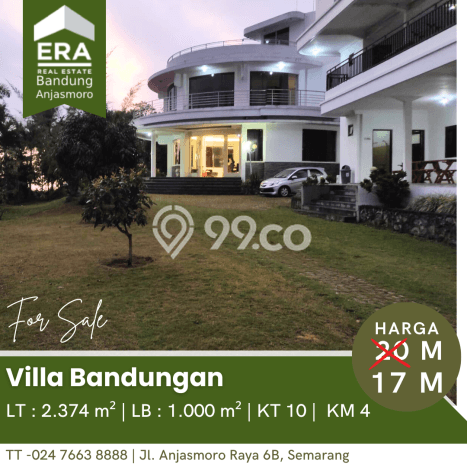 AREA PREMIUM! Vila Kawasan Bandungan, Ukuran 2374m2m², Dekat pusat kota AREA PREMIUM! Vila Kawasan Bandungan, Ukuran 2374m2m², Dekat pusat kota