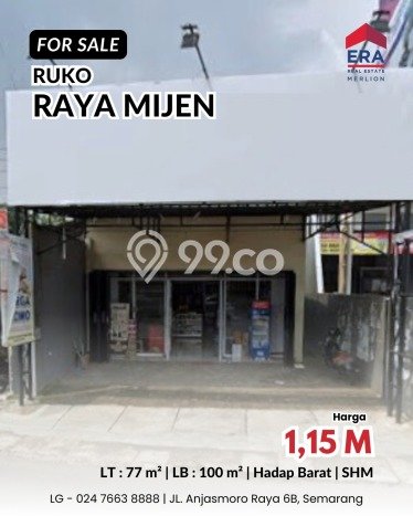 Area Ramai! Ruko Dijual di Mijen untuk Bisnis Luas Bangunan 100m2 Area Ramai! Ruko Dijual di Mijen untuk Bisnis Luas Bangunan 100m2