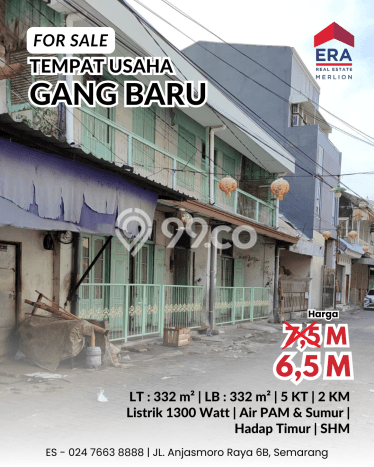 Komersial Bagus Dijual LB 332m2 Lokasi Strategis Semarang Area Cocok untuk Bisnis Komersial Bagus Dijual LB 332m2 Lokasi Strategis Semarang Area Cocok untuk Bisnis