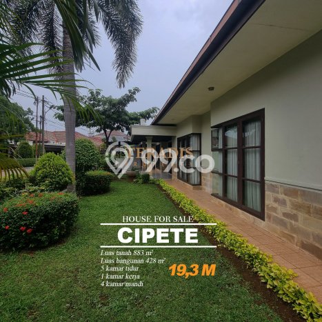 Dijual Rumah Luas Elegan Dengan View Eksklusif di Cipete, Jakarta Selatan Dijual Rumah Luas Elegan Dengan View Eksklusif di Cipete, Jakarta Selatan