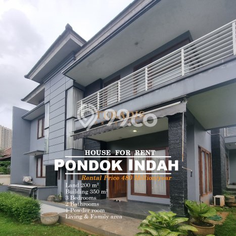 Disewakan Rumah Murah di Pondok Indah Jakarta Selatan dengan 3 Kamar Tidur Disewakan Rumah Murah di Pondok Indah Jakarta Selatan dengan 3 Kamar Tidur