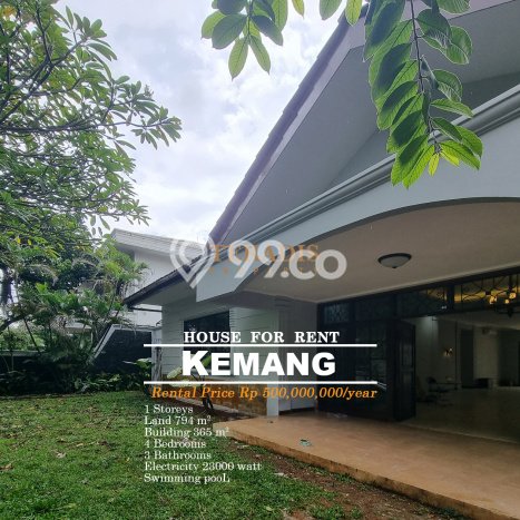 Rumah Kontrakan Jakarta Selatan LT 794m2 LB 365m2 Kawasan Kemang Rumah Kontrakan Jakarta Selatan LT 794m2 LB 365m2 Kawasan Kemang