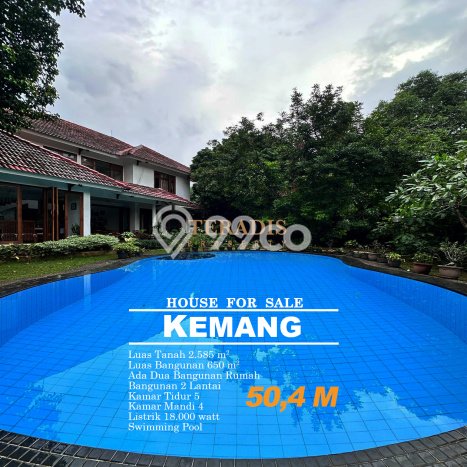 Ready to Use! Luxury House LT 2585m2 Desain Modern di Kemang Ready to Use! Luxury House LT 2585m2 Desain Modern di Kemang