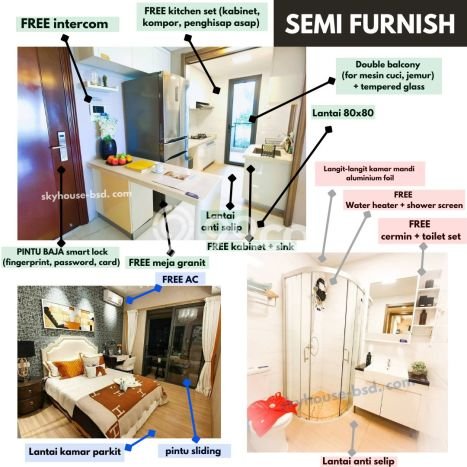 Hunian Apartemen Eksklusif untuk Dijual di Tangerang dengan 3 BR & 2 Kamar Mandi Hunian Apartemen Eksklusif untuk Dijual di Tangerang dengan 3 BR & 2 Kamar Mandi