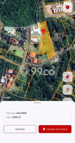 Dijual Tanah 2200m2 di Pecatu, Badung Dijual Tanah 2200m2 di Pecatu, Badung