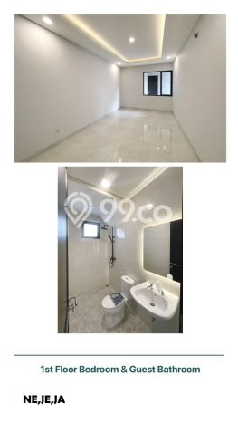 Rumah Minimalis 3 Kamar LT 160m2 di Legenda Wisata Rumah Minimalis 3 Kamar LT 160m2 di Legenda Wisata