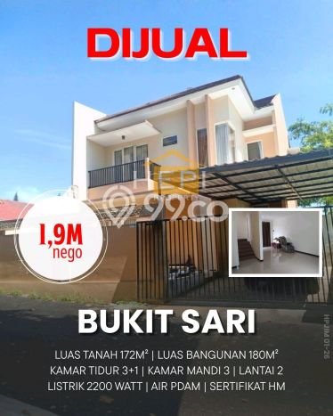For Sale Hunian Rumah Terawat 3 KT di Bukit Sari, Semarang For Sale Hunian Rumah Terawat 3 KT di Bukit Sari, Semarang