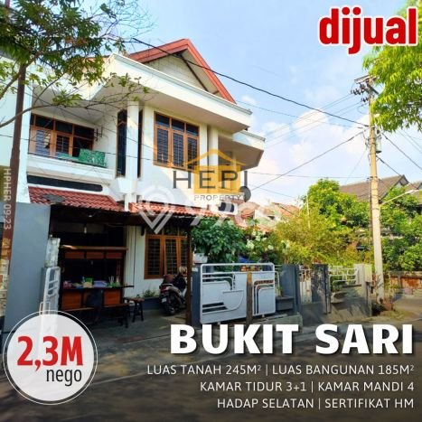 For Sale Hunian Rumah Terawat 3 KT di Bukit Sari, Semarang For Sale Hunian Rumah Terawat 3 KT di Bukit Sari, Semarang