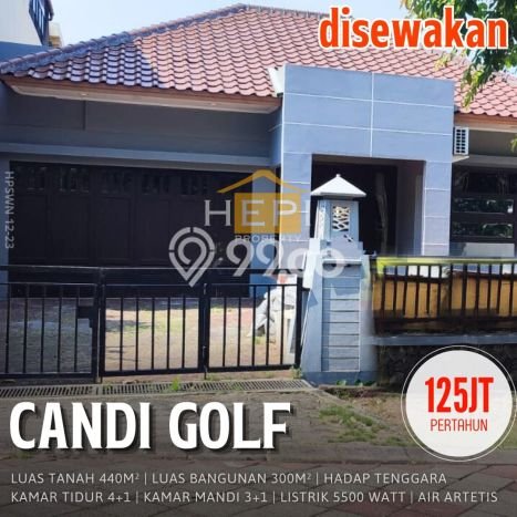 Disewakan! Rumah 4 Kamar Tidur &
3 Kamar Mandi di Candi Golf, Semarang Disewakan! Rumah 4 Kamar Tidur &
3 Kamar Mandi di Candi Golf, Semarang