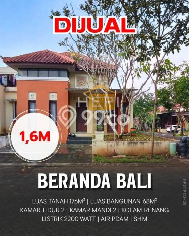 For Sale Hunian Rumah Terawat 2 KT di BSB City, Semarang For Sale Hunian Rumah Terawat 2 KT di BSB City, Semarang