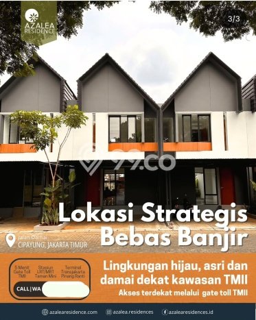 Dijual Rumah Eksklusif 3 KT di Lubang Buaya, Jakarta Timur Dijual Rumah Eksklusif 3 KT di Lubang Buaya, Jakarta Timur