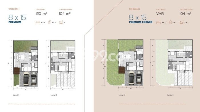 Rumah Modern 3 Kamar LT 104m2 di Gede Bage Rumah Modern 3 Kamar LT 104m2 di Gede Bage