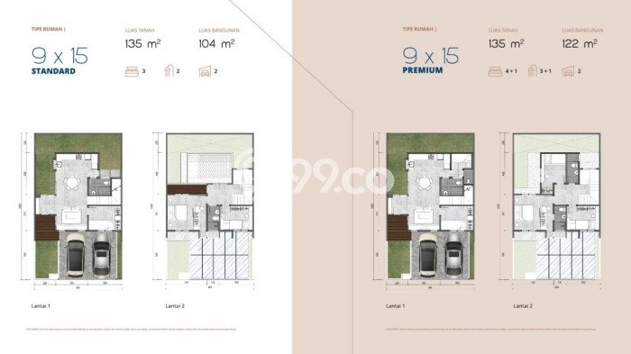 Rumah Modern 3 Kamar LT 104m2 di Gede Bage Rumah Modern 3 Kamar LT 104m2 di Gede Bage