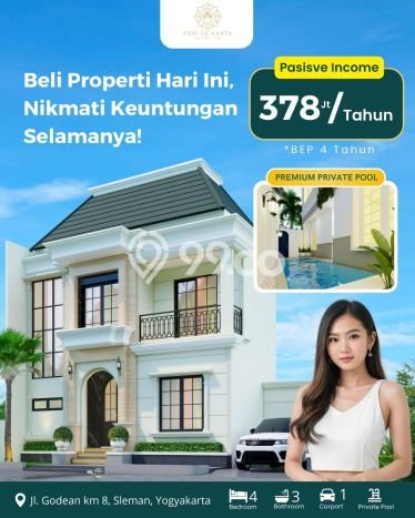 Rumah Area Strategis kawasan Godean, Sleman, LT 111m² Bangunan 95m² Rumah Area Strategis kawasan Godean, Sleman, LT 111m² Bangunan 95m²