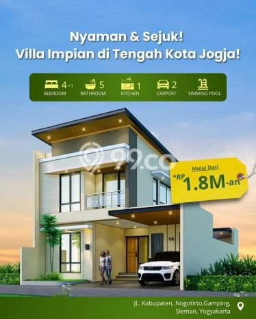 Rumah Nyaman 4 KT LT 148m² di Gamping, Sleman Rumah Nyaman 4 KT LT 148m² di Gamping, Sleman
