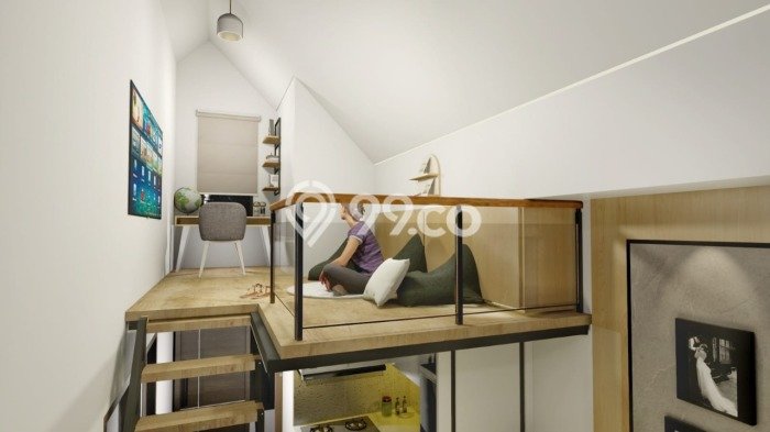 Rumah Asri Siap Bangun SHM Konsep Attic Room Rumah Asri Siap Bangun SHM Konsep Attic Room