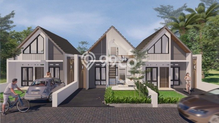 Rumah Asri Siap Bangun SHM Konsep Attic Room Rumah Asri Siap Bangun SHM Konsep Attic Room