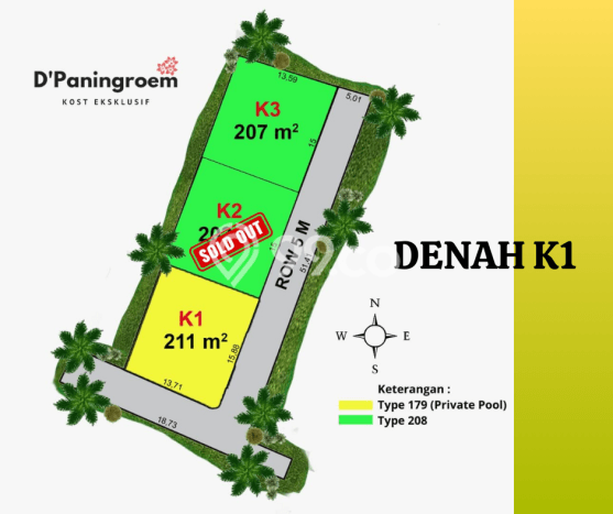 Rumah Kos Jogja di Jl Kaliurang Sleman Private Pool Rumah Kos Jogja di Jl Kaliurang Sleman Private Pool