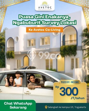 Aset Investasi! Kost Dijual di Ngaglik, Sleman, 11 KT, 11 KM, Luas 220m2 Aset Investasi! Kost Dijual di Ngaglik, Sleman, 11 KT, 11 KM, Luas 220m2