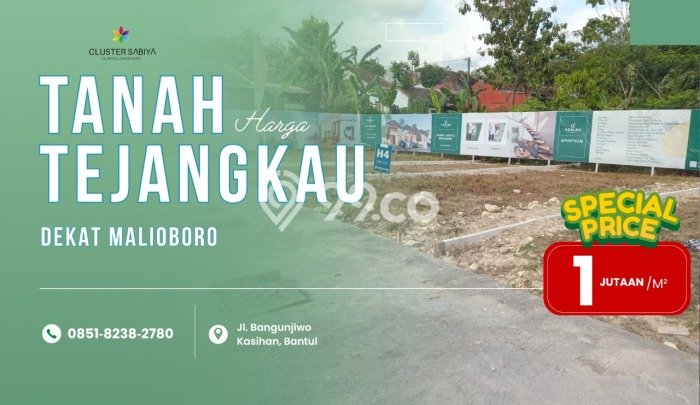Tanah Kavling Dijual di Bantul, Yogyakarta dengan Luas Tanah 153m2 Tanah Kavling Dijual di Bantul, Yogyakarta dengan Luas Tanah 153m2