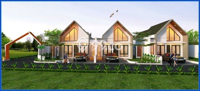 Rumah Minimalis di Sleman, Sleman, Luas 77m² LB 40m² Rumah Minimalis di Sleman, Sleman, Luas 77m² LB 40m²