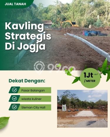 Jarang Ada! Tanah di Godean Punya Luas 112m2 SHM Jarang Ada! Tanah di Godean Punya Luas 112m2 SHM