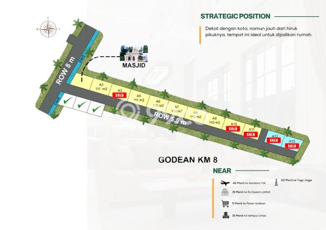 Best Deal Hunian Premium Ideal dan Luas di Godean, Sleman Best Deal Hunian Premium Ideal dan Luas di Godean, Sleman