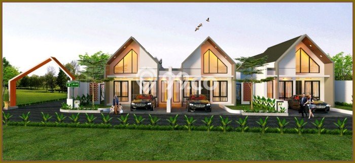 Rumah Minimalis di Sleman, Sleman, Luas 77m² LB 40m² Rumah Minimalis di Sleman, Sleman, Luas 77m² LB 40m²