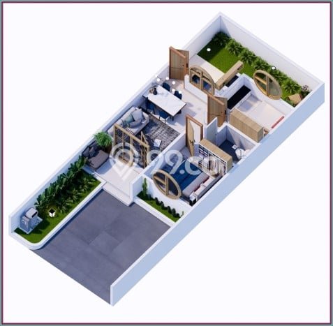 Rumah Modern Minimalis 2 Kamar Bisa Langsung Pindah di Wirobrajan Rumah Modern Minimalis 2 Kamar Bisa Langsung Pindah di Wirobrajan