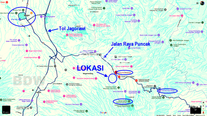 Tanah untuk Dijual Lokasi Cisarua, Bogor Luas 22000m2 SHM Tanah untuk Dijual Lokasi Cisarua, Bogor Luas 22000m2 SHM