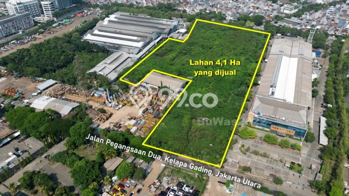 Kavling Tanah Dijual di Kelapa Gading Jakarta Utara Spesifikasi 41000m2 Kavling Tanah Dijual di Kelapa Gading Jakarta Utara Spesifikasi 41000m2