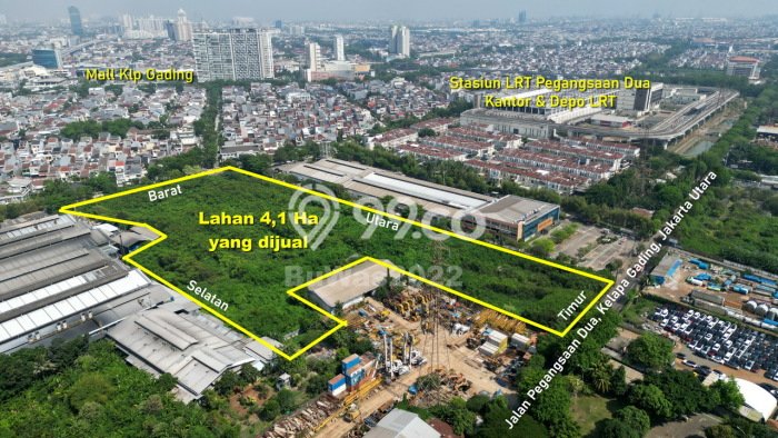 Kavling Tanah Dijual di Kelapa Gading Jakarta Utara Spesifikasi 41000m2 Kavling Tanah Dijual di Kelapa Gading Jakarta Utara Spesifikasi 41000m2