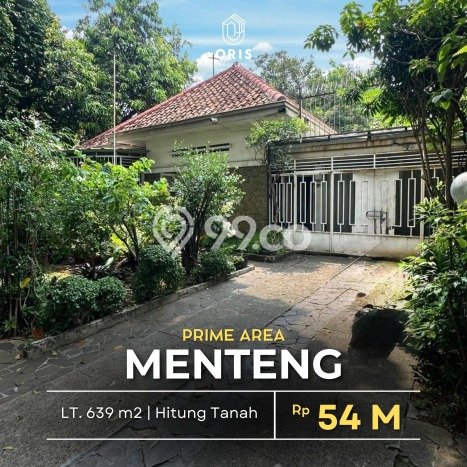 Tanah di Menteng, Jakarta Pusat Luas 639m2 Dijual Segera Tanah di Menteng, Jakarta Pusat Luas 639m2 Dijual Segera