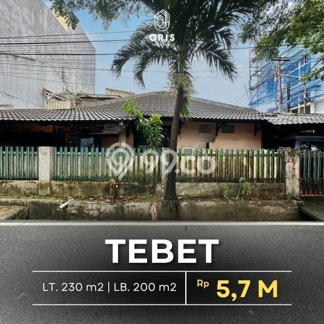 Lahan Dijual Lokasi Tebet, Jakarta Selatan dengan Luas Tanah 230m2 dan Status SHM Lahan Dijual Lokasi Tebet, Jakarta Selatan dengan Luas Tanah 230m2 dan Status SHM