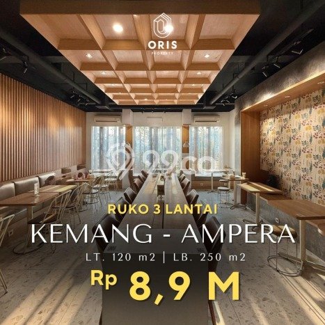 Dijual Ruko di Kemang, Luas 250m², Kawasan Potensial, Mainroad Dijual Ruko di Kemang, Luas 250m², Kawasan Potensial, Mainroad