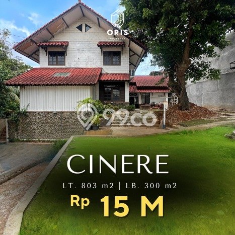 FOR SALE! Komersial di Cinere Depok, LT 803m2, LB 300m2 FOR SALE! Komersial di Cinere Depok, LT 803m2, LB 300m2
