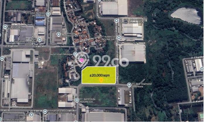 Dijual Tanah di Bekasi, Luas 20000m2 - Dijual Tanah di Bekasi, Luas 20000m2 -