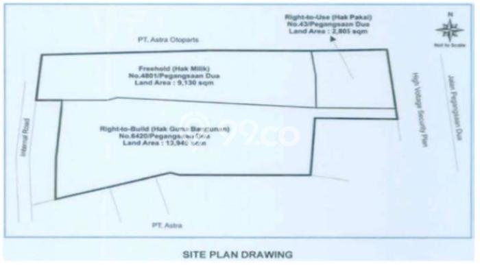 Lahan untuk Dijual di Kelapa Gading Jakarta Utara Luas 25880m2 Lahan untuk Dijual di Kelapa Gading Jakarta Utara Luas 25880m2