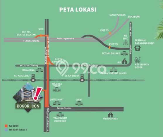 Tersedia Apartemen 3 KT & 1 KM di Bogor Barat, Bogor Tersedia Apartemen 3 KT & 1 KM di Bogor Barat, Bogor