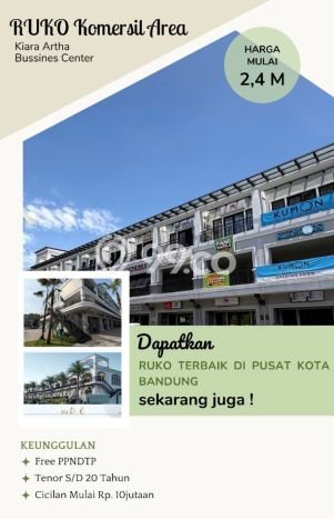 Untuk Dijual Ruko di Kiaracondong, Bandung Harga Penawaran Spesial Untuk Dijual Ruko di Kiaracondong, Bandung Harga Penawaran Spesial