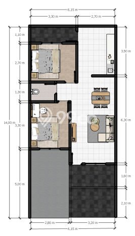 Jual Rumah Bagus Siap Huni LB 58m2 di Beji, Depok Jual Rumah Bagus Siap Huni LB 58m2 di Beji, Depok