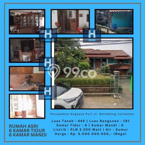 Hunian Mewah LB 191m2 Siap Huni Desain Elegan di Jati Mekar, Bekasi Hunian Mewah LB 191m2 Siap Huni Desain Elegan di Jati Mekar, Bekasi
