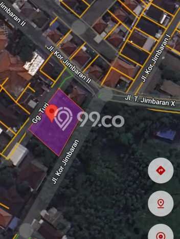 Kavling Tanah untuk Dijual di Jimbaran, Badung, Luas 465m2 Kavling Tanah untuk Dijual di Jimbaran, Badung, Luas 465m2