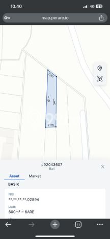 Tanah Kavling Dijual di Sanur, Denpasar dengan Luas Tanah 1950m2 Tanah Kavling Dijual di Sanur, Denpasar dengan Luas Tanah 1950m2